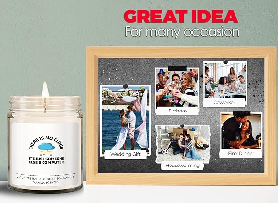 Programmer Vanilla Candle - i got These Muscles Writing Code - Computer Science Tech Web Developer IT Database Programming Deging Coding Software