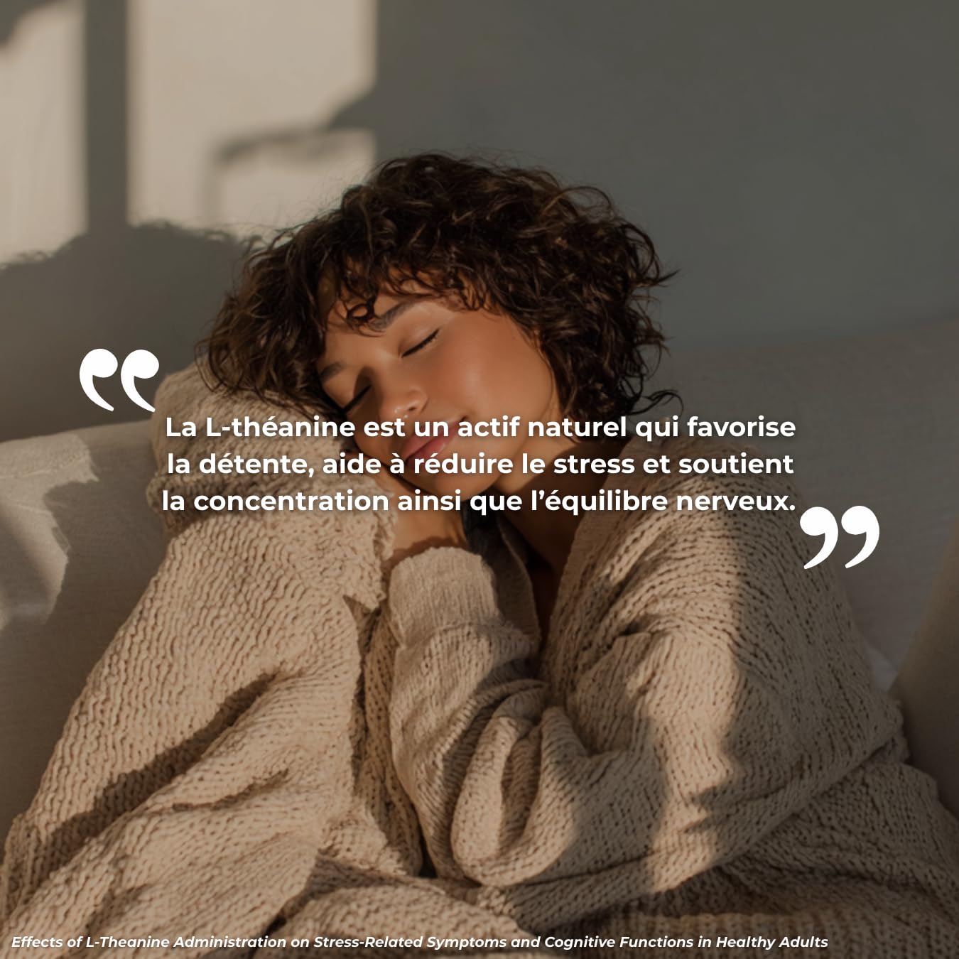 L-Théanine – Complément Alimentaire Naturel – Réduction du Stress, Amélioration de la Concentration & Sommeil Réparateur – 60 Gélules Végétales