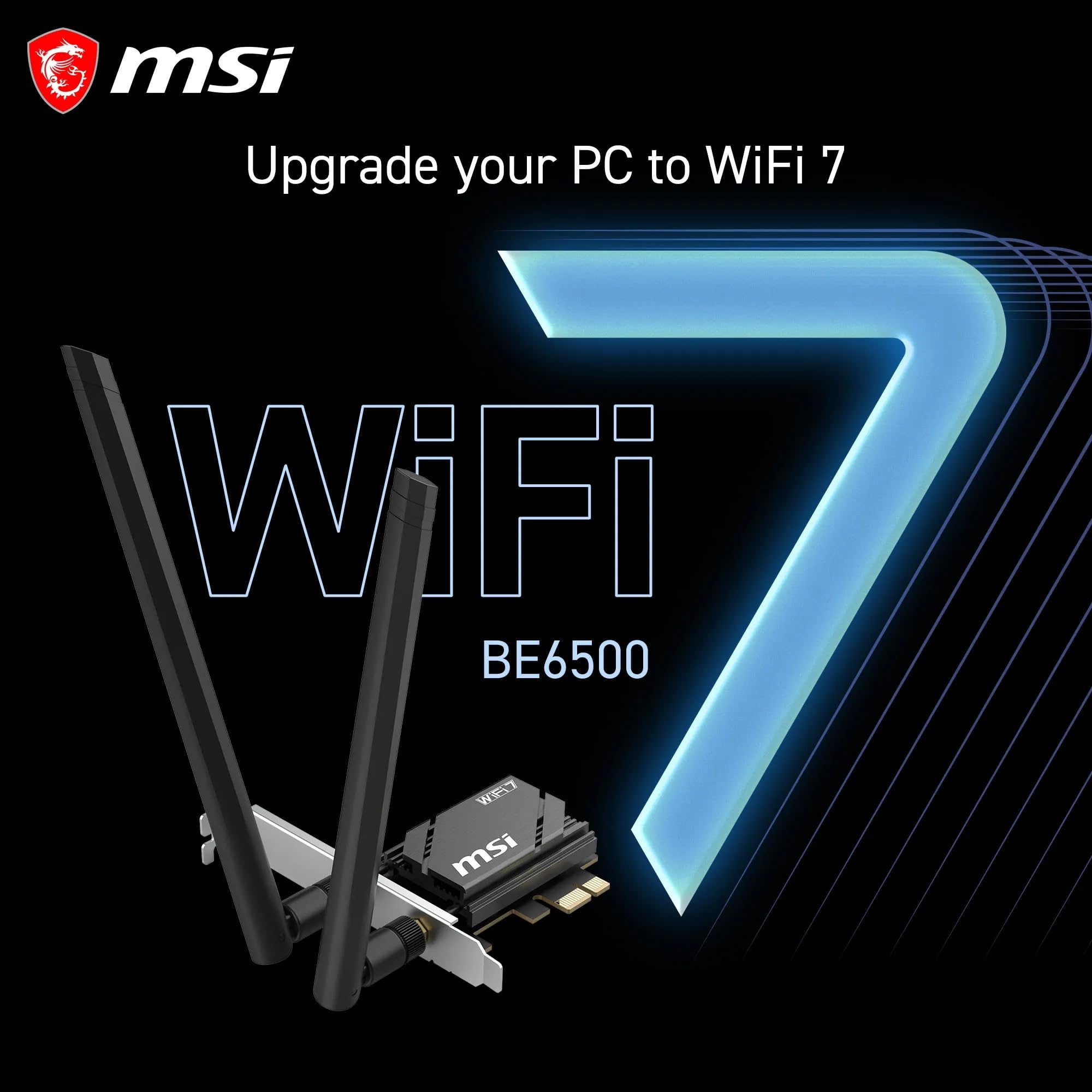 MSI NIC PCIE WIFI 7 BE6500 HERALD