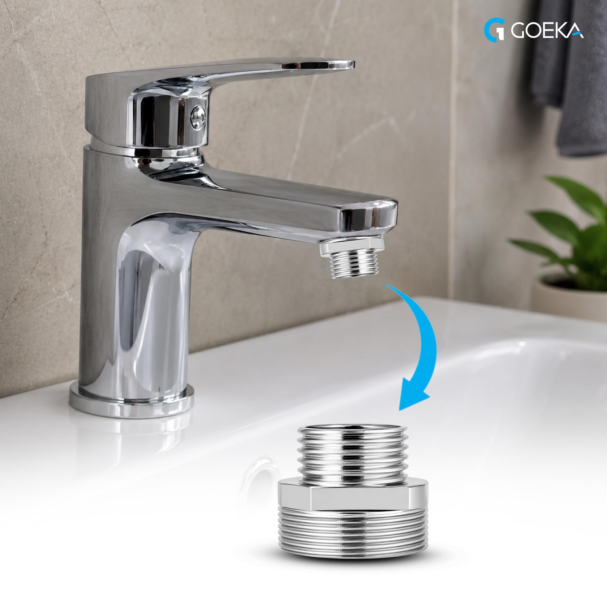 SEABIRD Shower Filter Adapters - Chrome Finish -7 SEABIRD Shower Filter Adapters - Chrome Finish -7