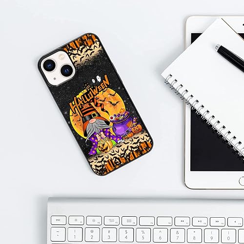 Miniatura 6 de Fundas de teléfono de noche de Halloween, gnomo espeluznante de calabaza, murciélagos de calabaza, compatibles con iPhone 15 14 13 12 11 Pro Max XR