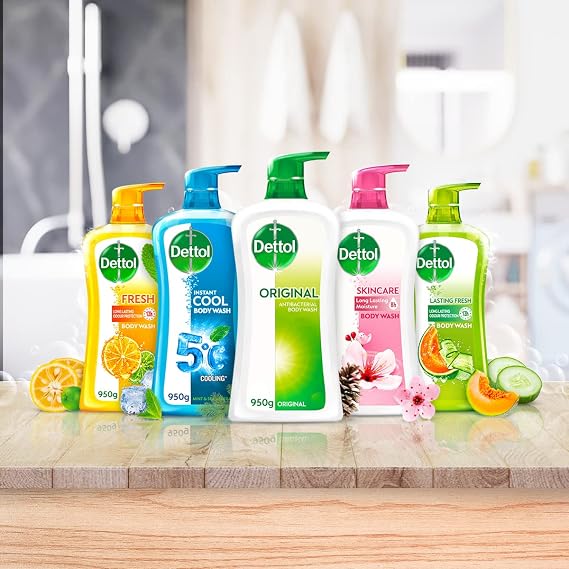 Dettol Anti Bacterial pH-Balanced Body Wash, Proskin Sakura 900g