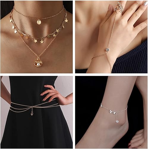 Vista 56 de Mega Pet Cadena de acero inoxidable de 16.4 pies/16.4 ft, color metálico, cadena de eslabones cubanos sin soldar, cadenas de cable facetado, cadena