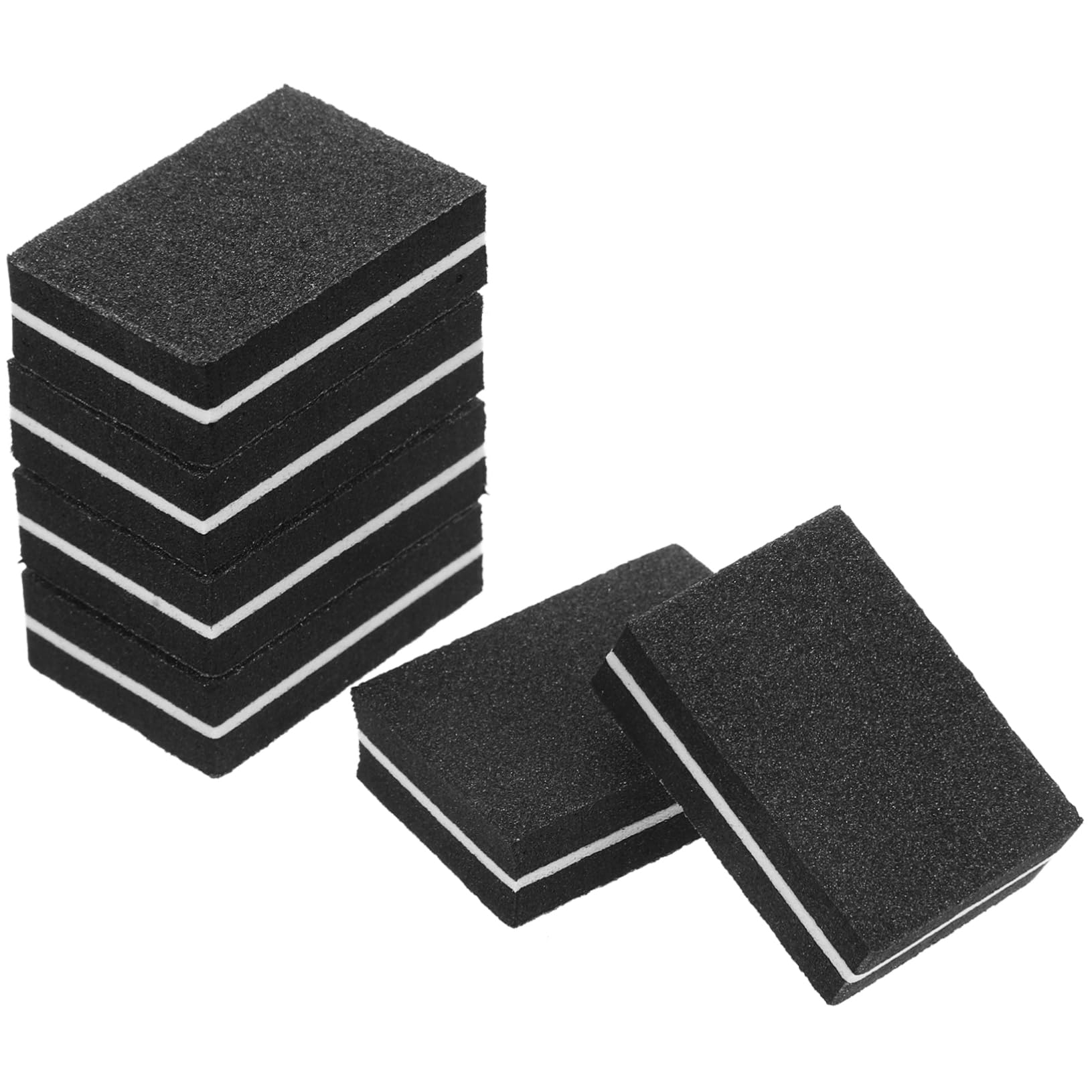 Healvian 250piezas Bloques De Esponja Para Lijado De Uñas De Pulidores Dobles Para Manicura y Pedicura Herramientas De Lijado Para Uñas De Manicura Compactos y Portátiles