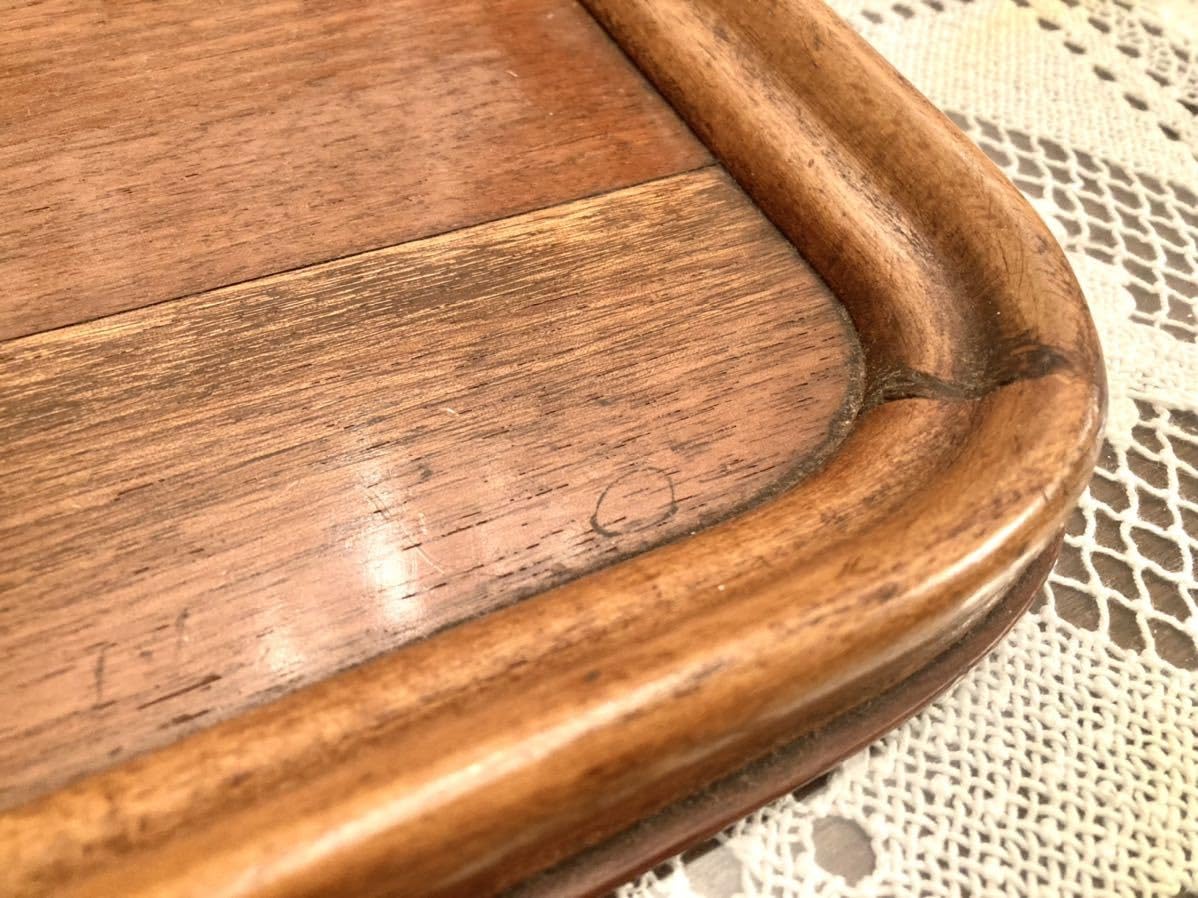 イギリス アンティーク 木製トレイ