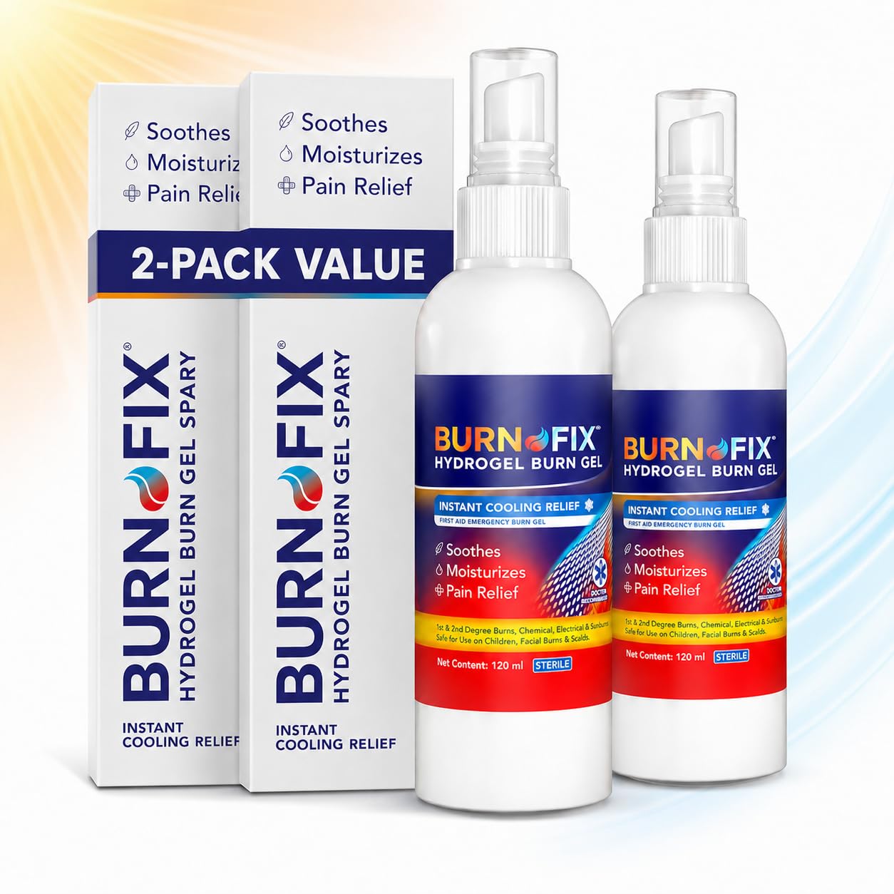 BurnFix Hydrogel Burn Spray