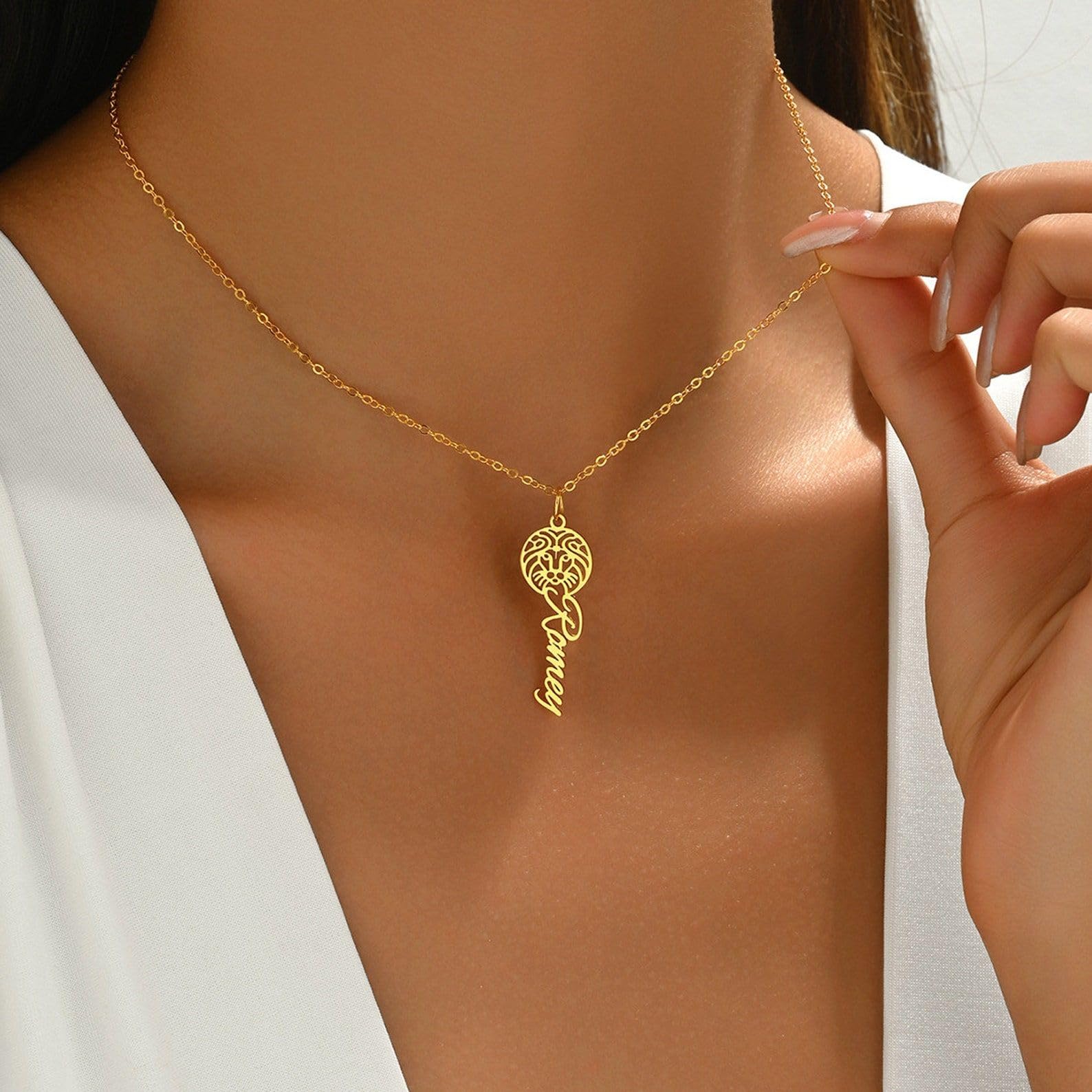 Zodiaco personalizado Nombre del signo Collar plata de ley 925 constelación Collar con nombre Astrology joyería Cumpleaños Día de la Madre Aniversario