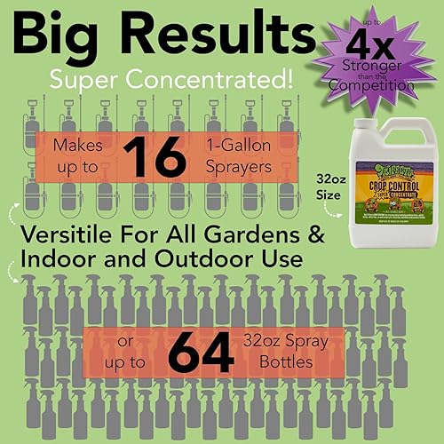 Miniatura 4 de Trifecta Control de cultivos - Pesticida natural todo en uno fungicida miticida insecticida ayuda a derrotar a los ácaros de las arañas moho en