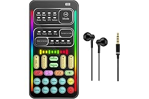 Celebrity Voice Changer: i9 Sound Card - Voice Disguiser & Modulator for PS4/PS5/Xbox/PC/Phone