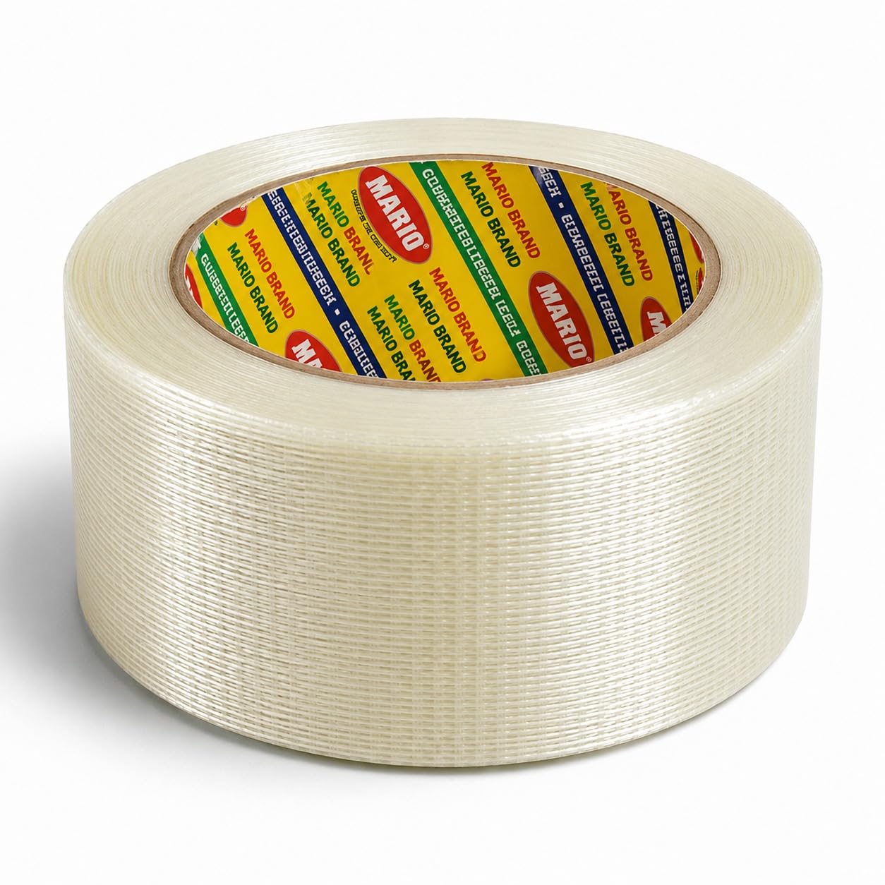 Mario Cross Filament Tape 72mm x 50m (3Inch)-Strong Fiberglass Tape for Cricket Bat Protection, Crack Repair & Bat Face Shielding, Strong Strapping & Export Box Sealing, Industrial Security Packaging-image-25