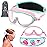 Vvinca Kids Swim Goggles for Age 2-8, Toddler-Goggles with Fabric Strap No Leak Pain-Free, Anti-Fog Goggles for Girls Boys