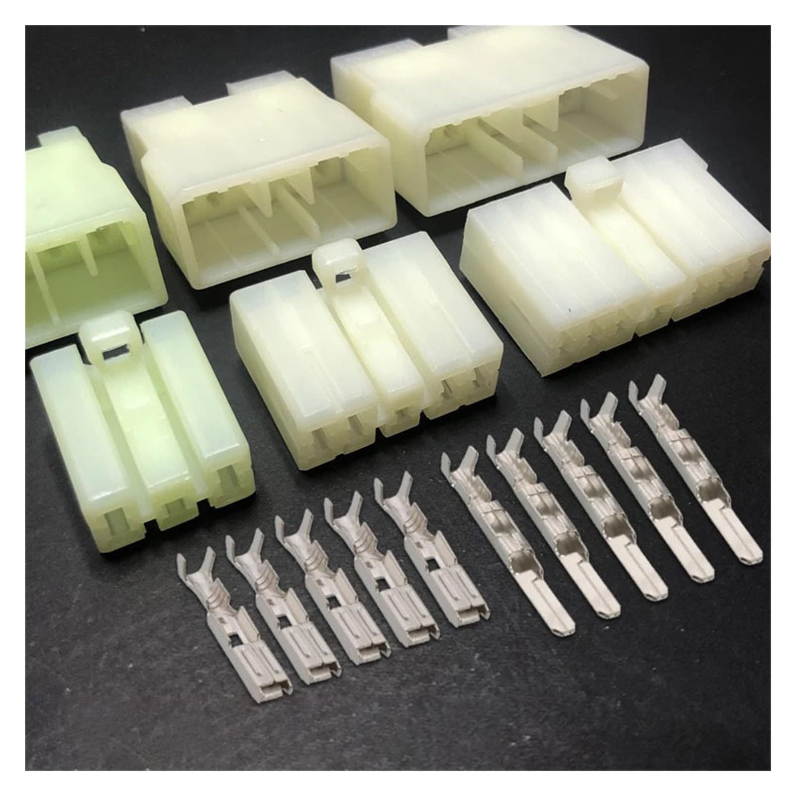 ANNBCDL DJ7092-3 Car Audio Plug 5/7/9/13 Pin Wire Bundle Male Female Butt Connector 5 Hole Cable Socket Sheath 172506-1/172496-1(Color:9p,Size:1sets)
