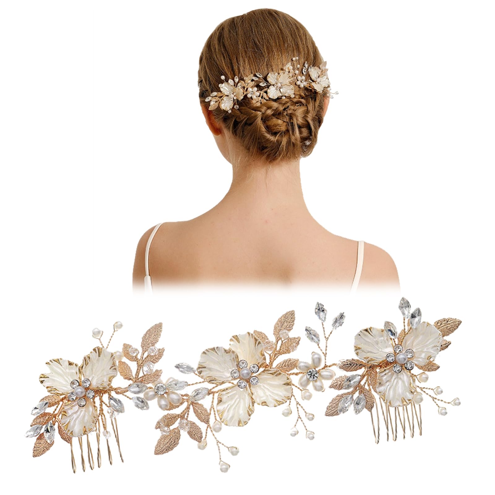 髪飾り　ハンドメイド　新品未使用　カチューシャ Amazon.co.jp: TK.tech バックカチューシャ 後頭部用 髪飾り 簡単装着