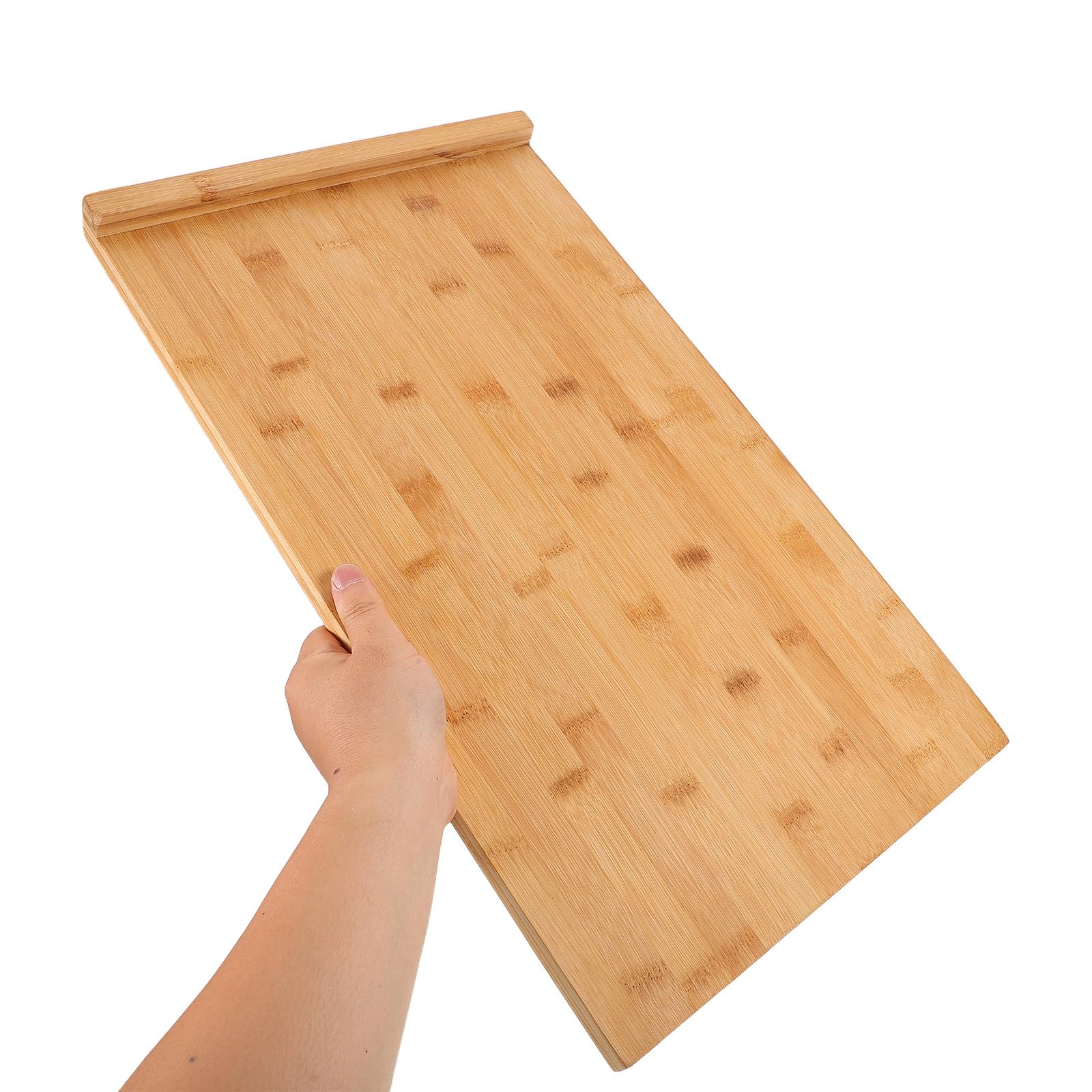 Hohopeti Tabla de Cortar Grande 50x30 Cm con Borde para Cocina, Resistente, Multifuncional para Cortar, Amasar y Picar, Apta para Lavavajillas, Adecuado para Preparar Alimentos en Hogar