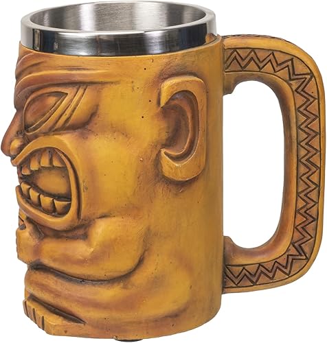Miniatura 2 de SUMMIT COLLECTION Tiki - Taza de cóctel de 16 onzas líquidas, jarra de cerveza Mai Tai Punch Piña Colada Tropical Drinkware