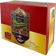Takin Assorted Tea Bags 50 Count | 20 Earl Gray Flavor & 30 Sampler Tea Bags Cardamom, Saffron, Orange Blossom, Ceylon, Rose Water & Mint | Individually Wrapped