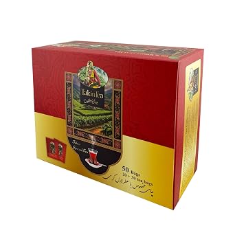 Takin Assorted Tea Bags 50 Count | 20 Earl Gray Flavor & 30 Sampler Tea Bags Cardamom, Saffron, Orange Blossom, Ceylon, Rose Water & Mint | Individually Wrapped