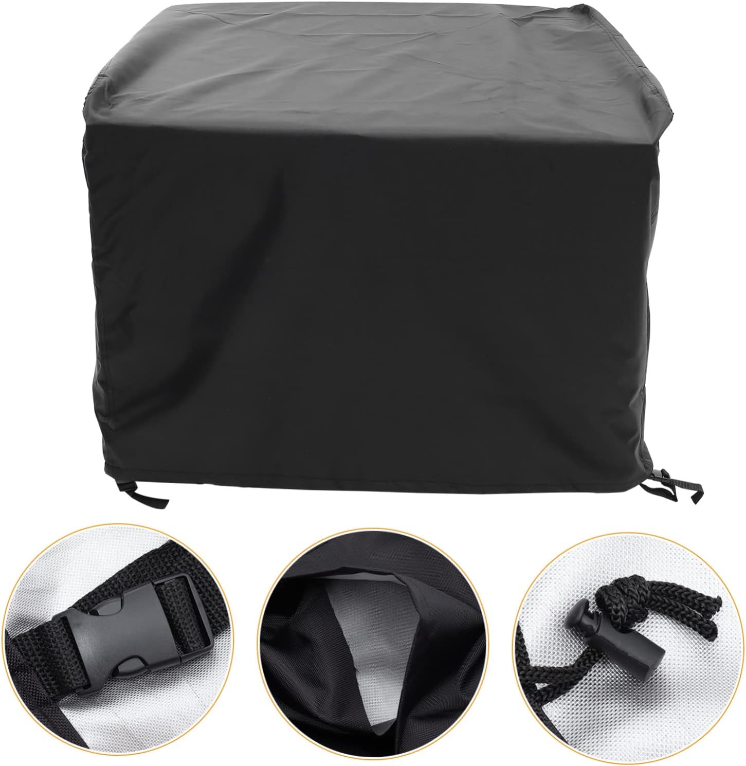 GALPADA Water-resistant Bbq Stove Cover Outdoor Fire Pit Oxford Cloth Easy to Install for Camping and Backyard Use