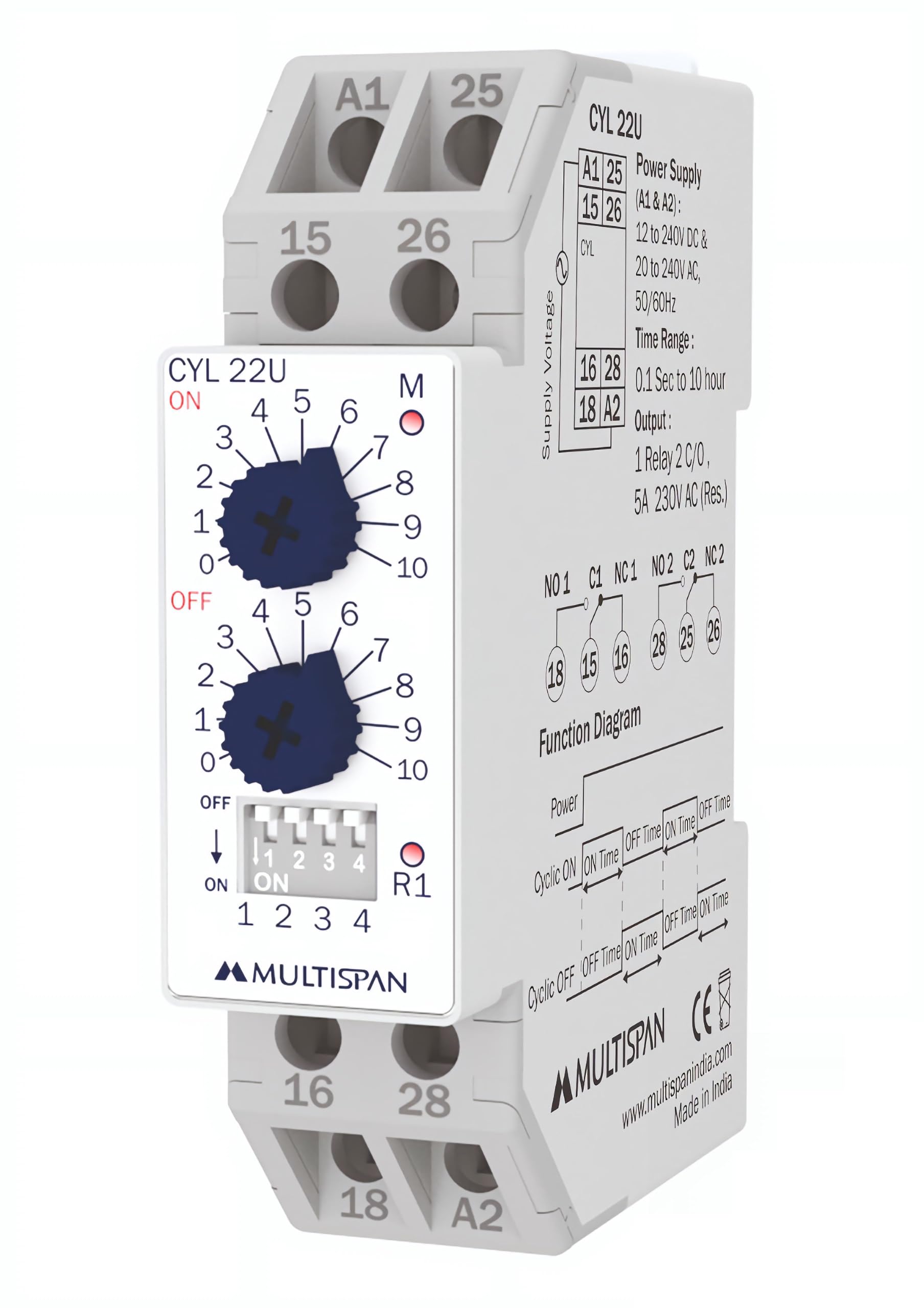 Multispan CYL-22U Cycle Timer (Universal Supply)-image-38