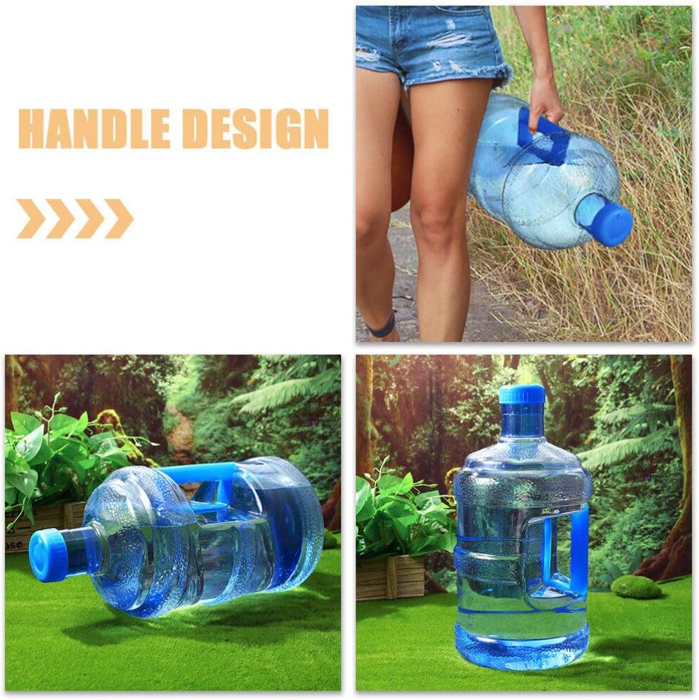 SUPVOX 7.5L Camping Water Jug: Portable Water Storage Container with Handle, Pet Plastic - Ideal for Hiking, Outdoor Activities, 2 Gallon Capacity, Mineral Water Bottle Jug