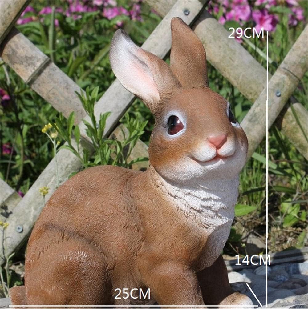 Sculpture Bust Handmade Art Animal Figurine Resin Handicraft Gardening Courtyard Decoration