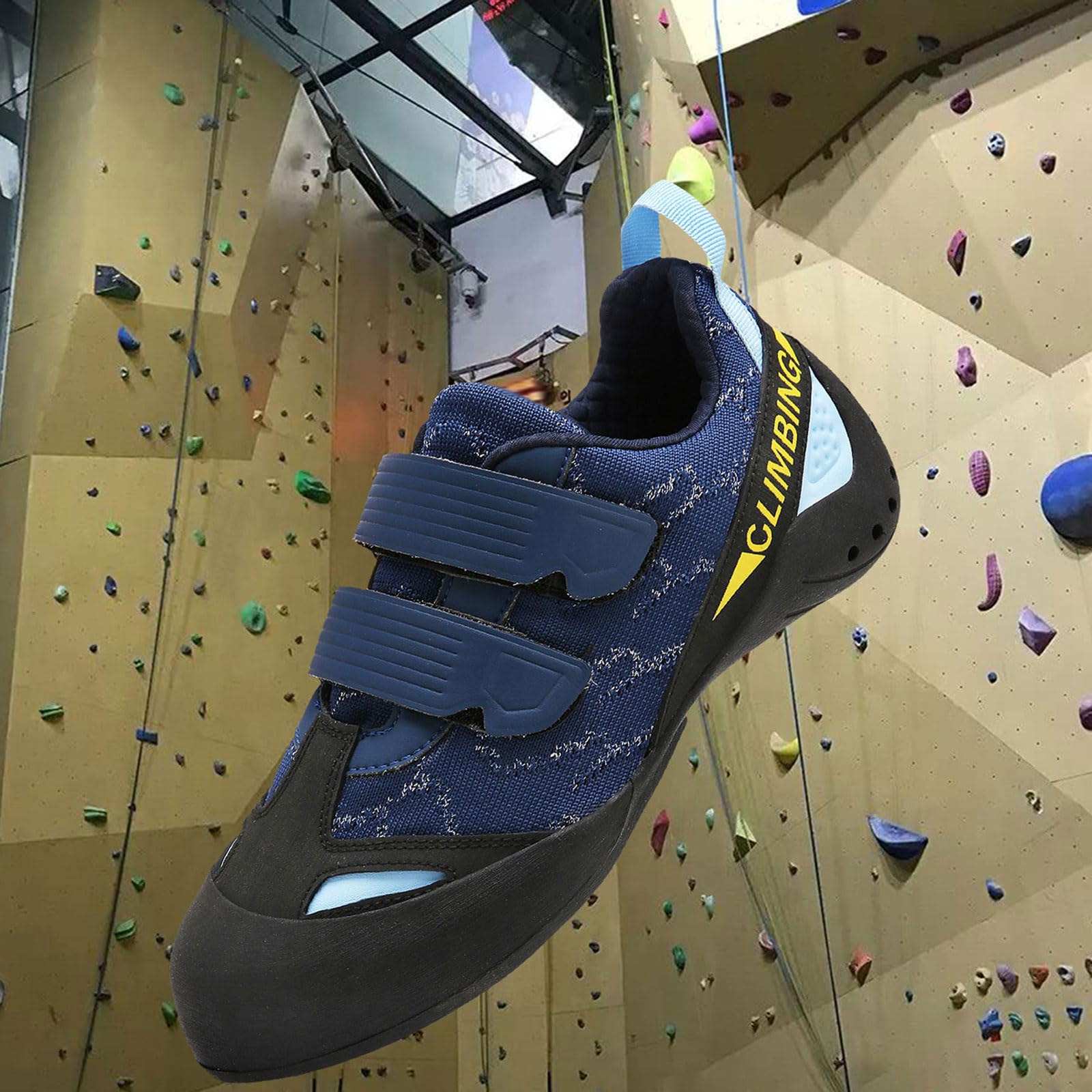 Scarpe da Arrampicata,Scarpette da Arrampicata,Scarpe da Arrampicata Gomma Antiscivolo Uomo,Scarpe da Arrampicata Donna,Traspirante,Comode,per l'Arrampicata Indoor e Outdoor