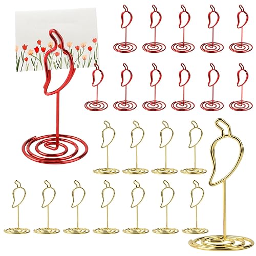 24 Pcs Chili Cook Off Decorations Set,Metal Chili Pepper Decor