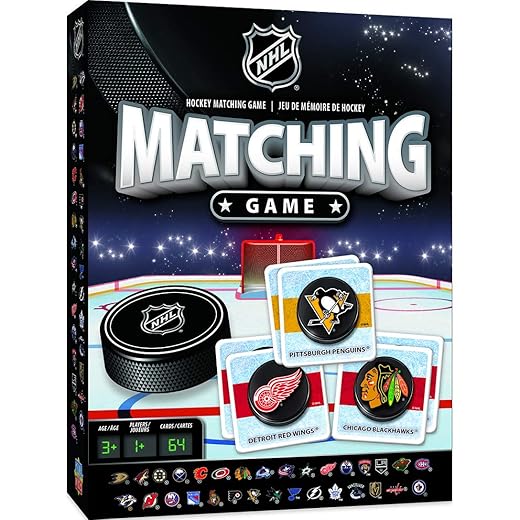 Masterpieces puzzle company mpc41641 nhl hockey matching game