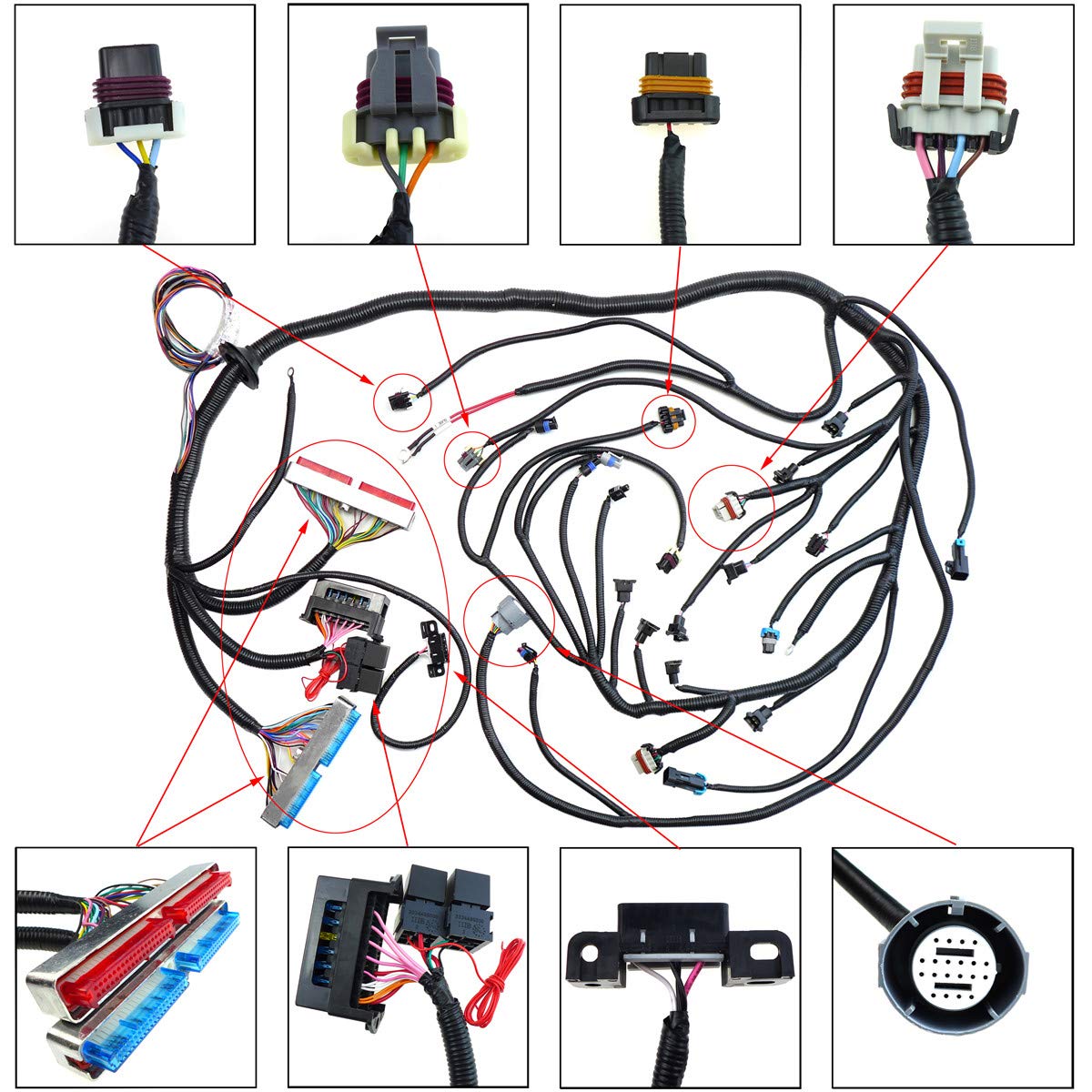 HPI 9706 LS 1 STANDALONE Wire Harness 4.8 5.3 6.0 VORTEC w/60 A Relay