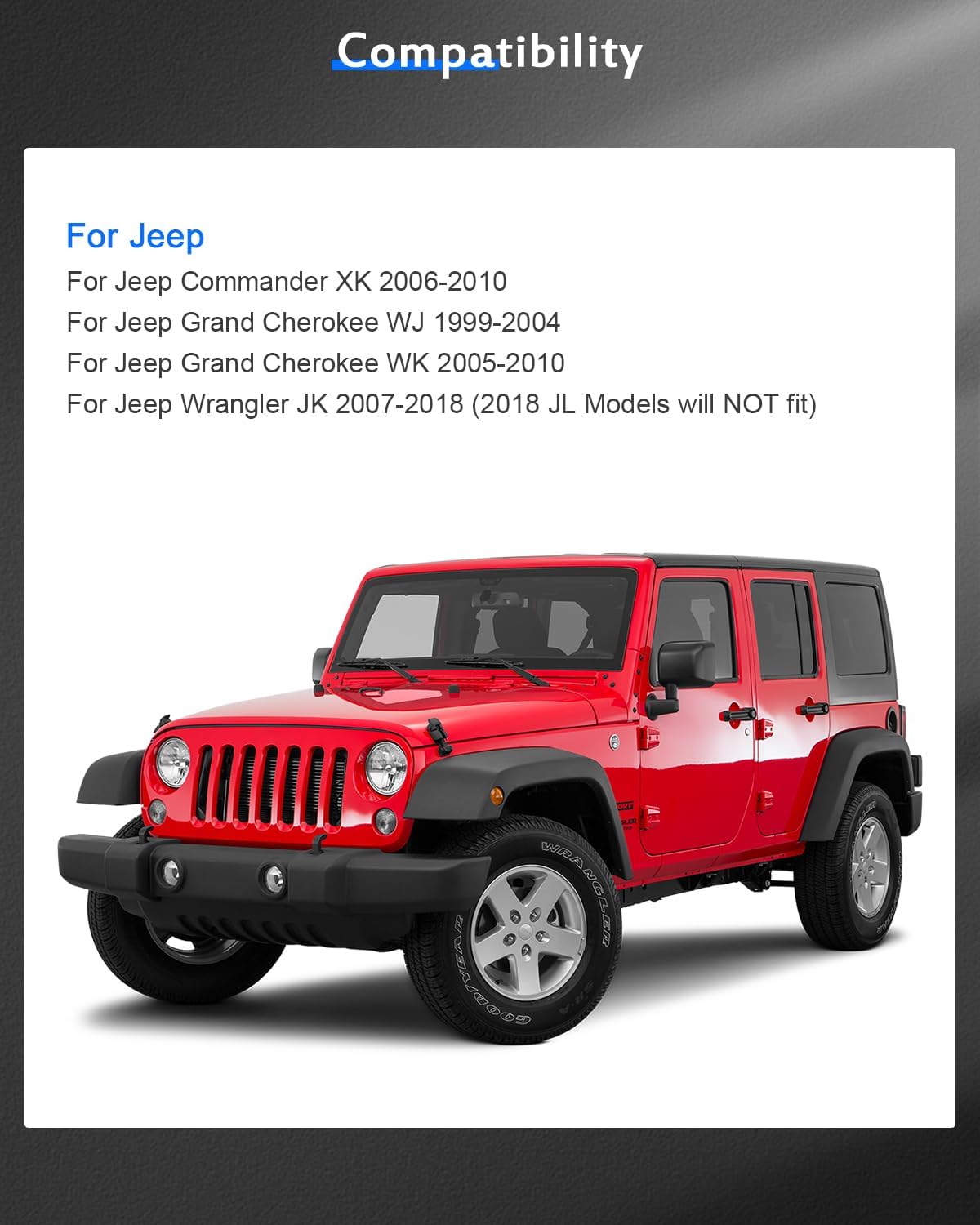 ECCPP 4PCS 1.5 inch 5x127mm Hubcentric Wheel Spacers 5x5 to 5x5 Fit for Jeep Grand for Jeep Cherokee Wrangler Commander