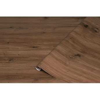 d-c-fix Artisan Oak Furniture Adhesive Film, Dark, 45 cm x 2 m, Washable | Washable and self-adhesive decorative film for kit