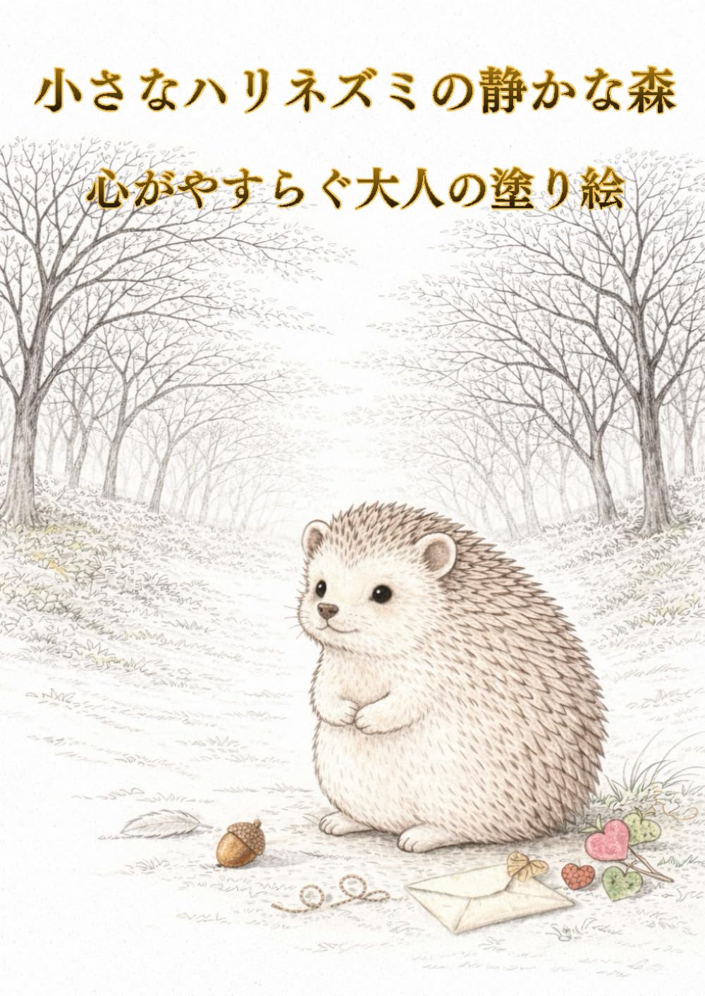 小さなハリネズミの静かな森: 心がやすらぐ大人の塗り絵
