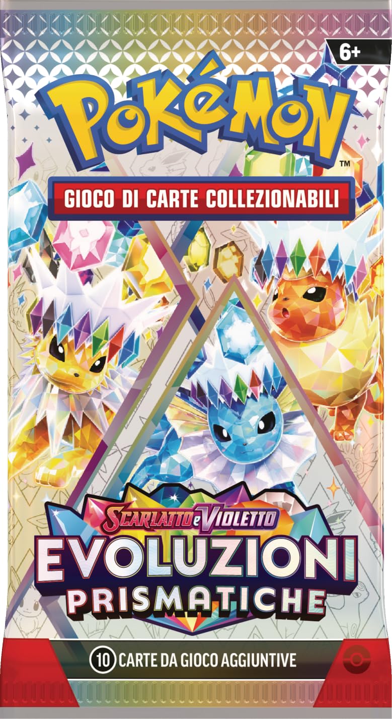 GCC Pokémon: collezione con raccoglitore dell’espansione Scarlatto e Violetto - Evoluzioni Prismatiche (raccoglitore da 378 tasche e cinque buste di espansione)