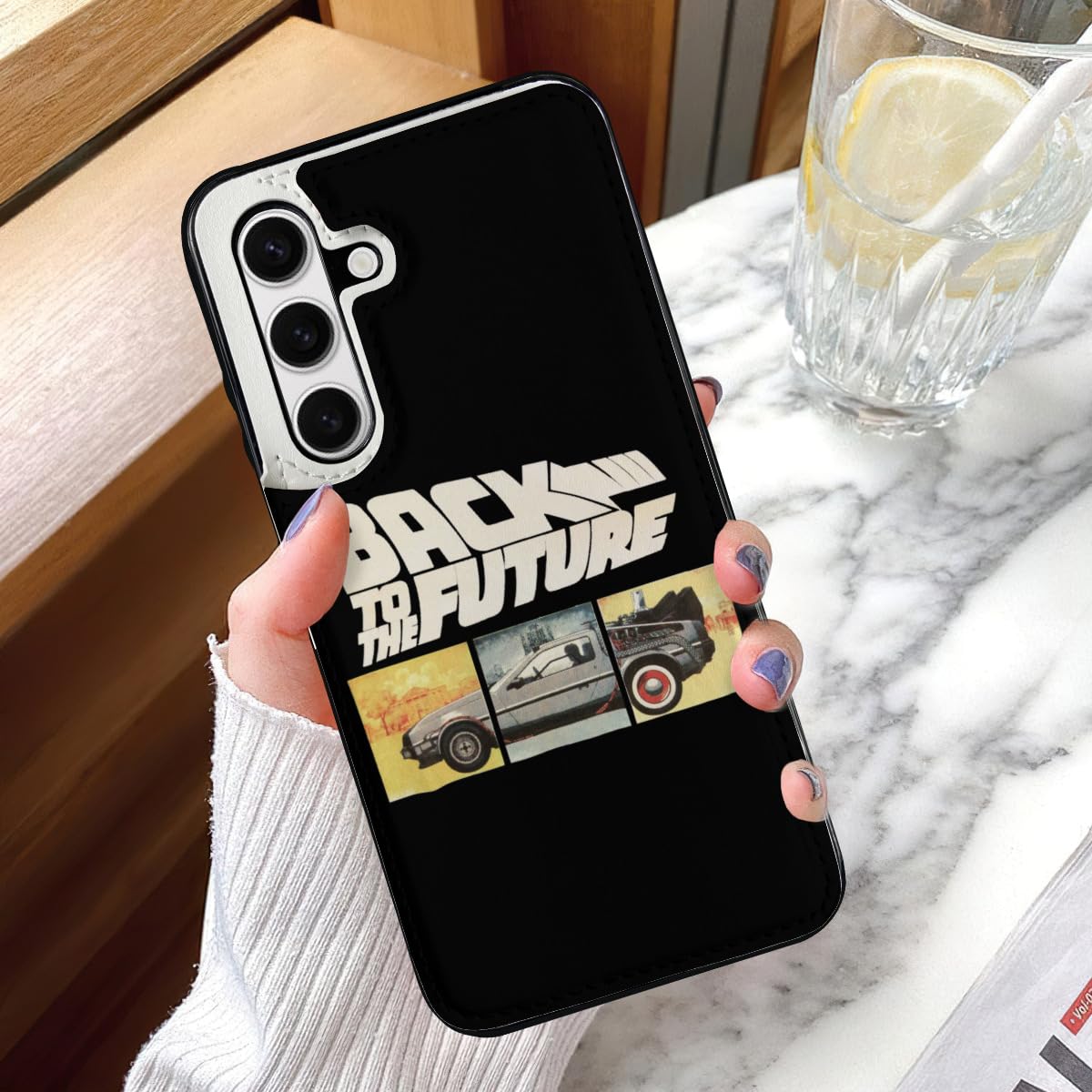 Amazon.co.jp: バックトゥザフューチャー Galaxy S24ケース 手帳型 S24