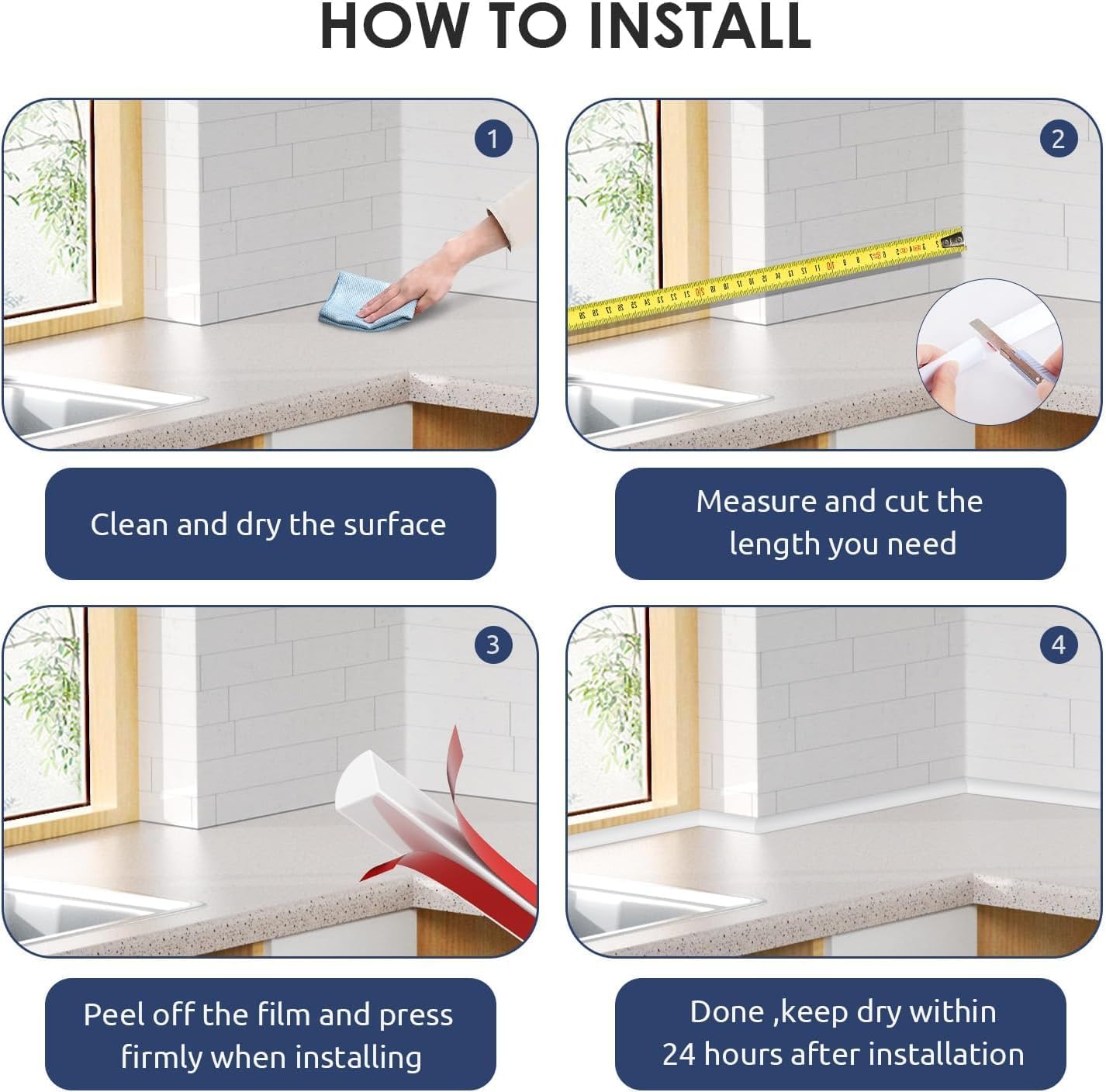 3/4″Flexible Quarter Round Molding Peel and Stick Rubber Trim Molding 19.7Ft Double-Sided Self-Adhesive Strips.DIY for Wall Seams, Floor Edges, Fireplaces, Bathroom Bathtubs, Countertops 236inch Grey