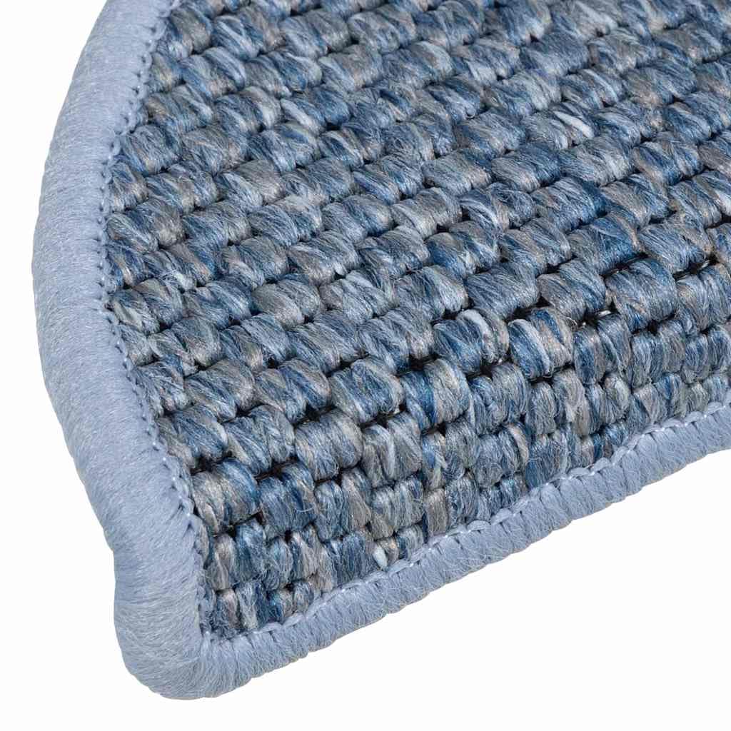 Naklejki na schody 15 szt. 56x17x3 cm Niebieski