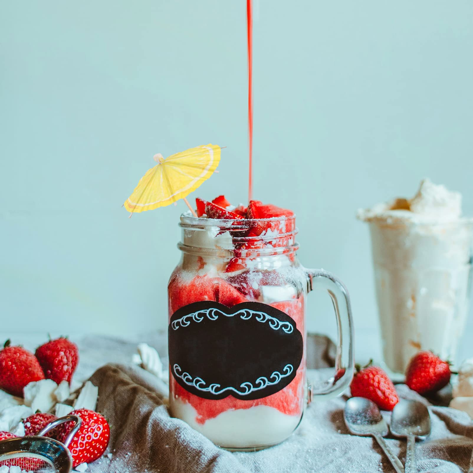 50 Pièces Cure-dents Parapluie Cocktail Parasols Cocktail En Papier