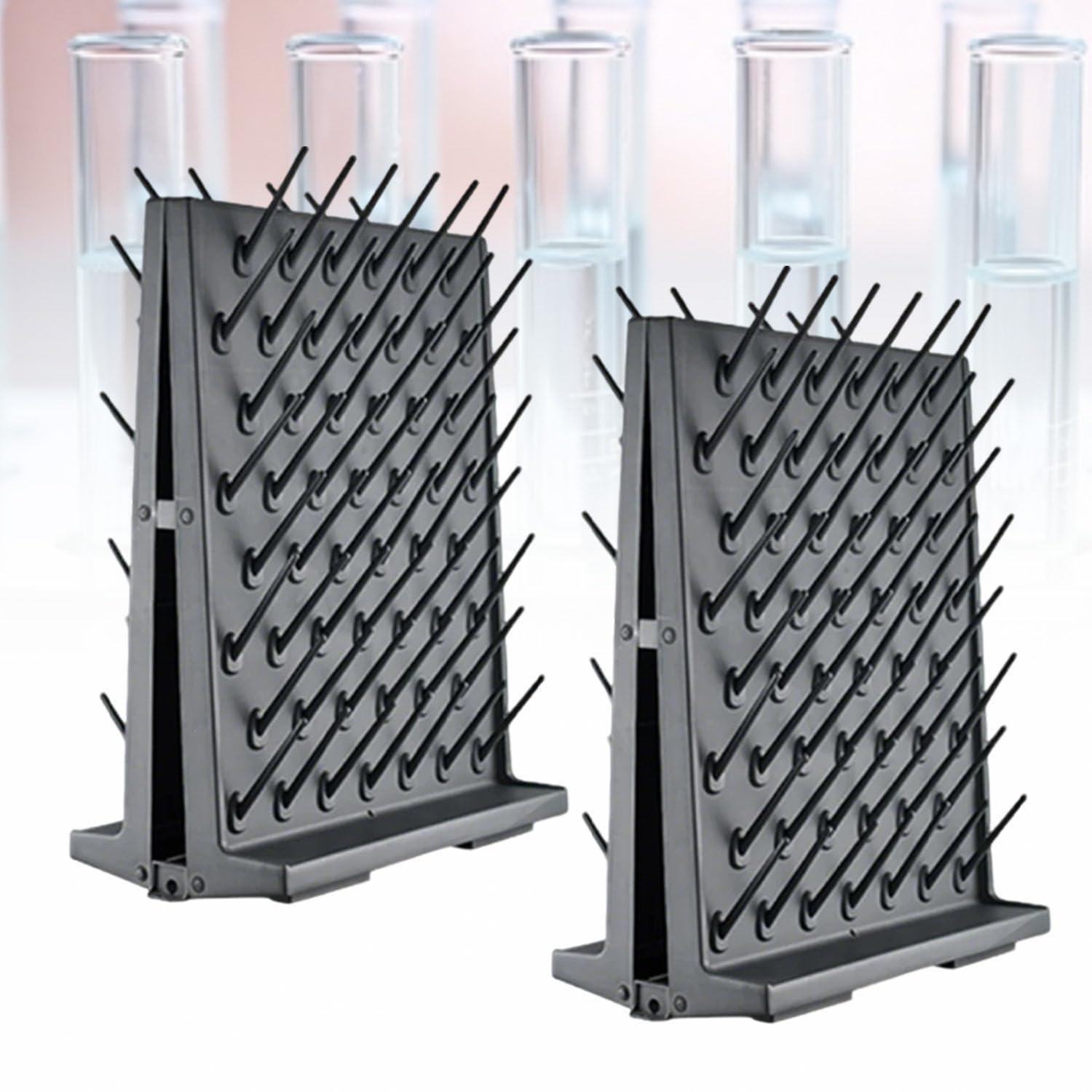 Escurridor de Laboratorio con Clavijas extraíbles para el Almacenamiento y Secado de Material de Vidrio.
