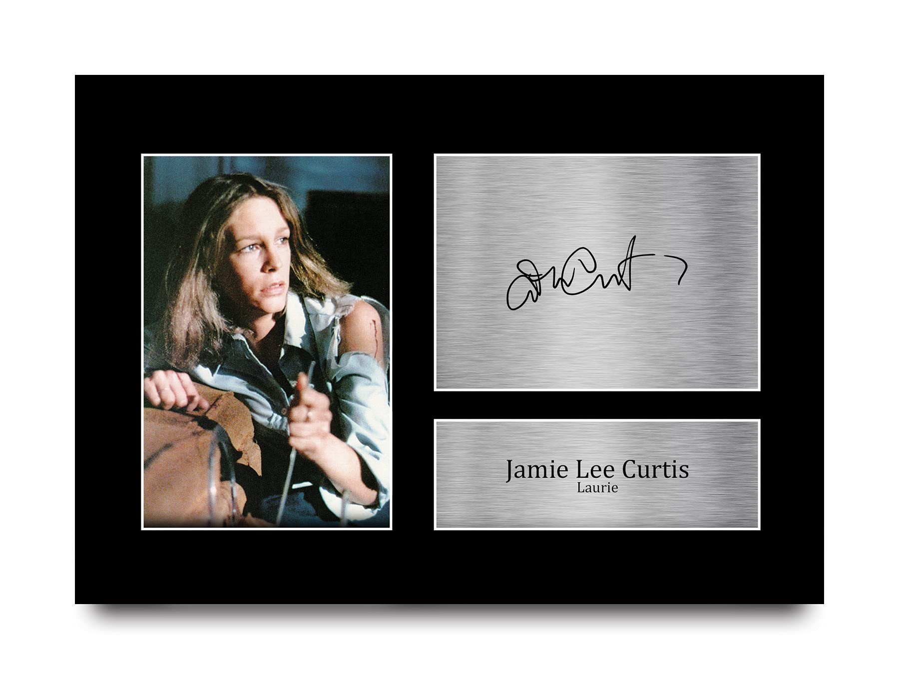 HWC Trading A4 Jamie Lee Curtis Halloween Gifts Printed Signed Autograph Picture for Movie Memorabilia Fans