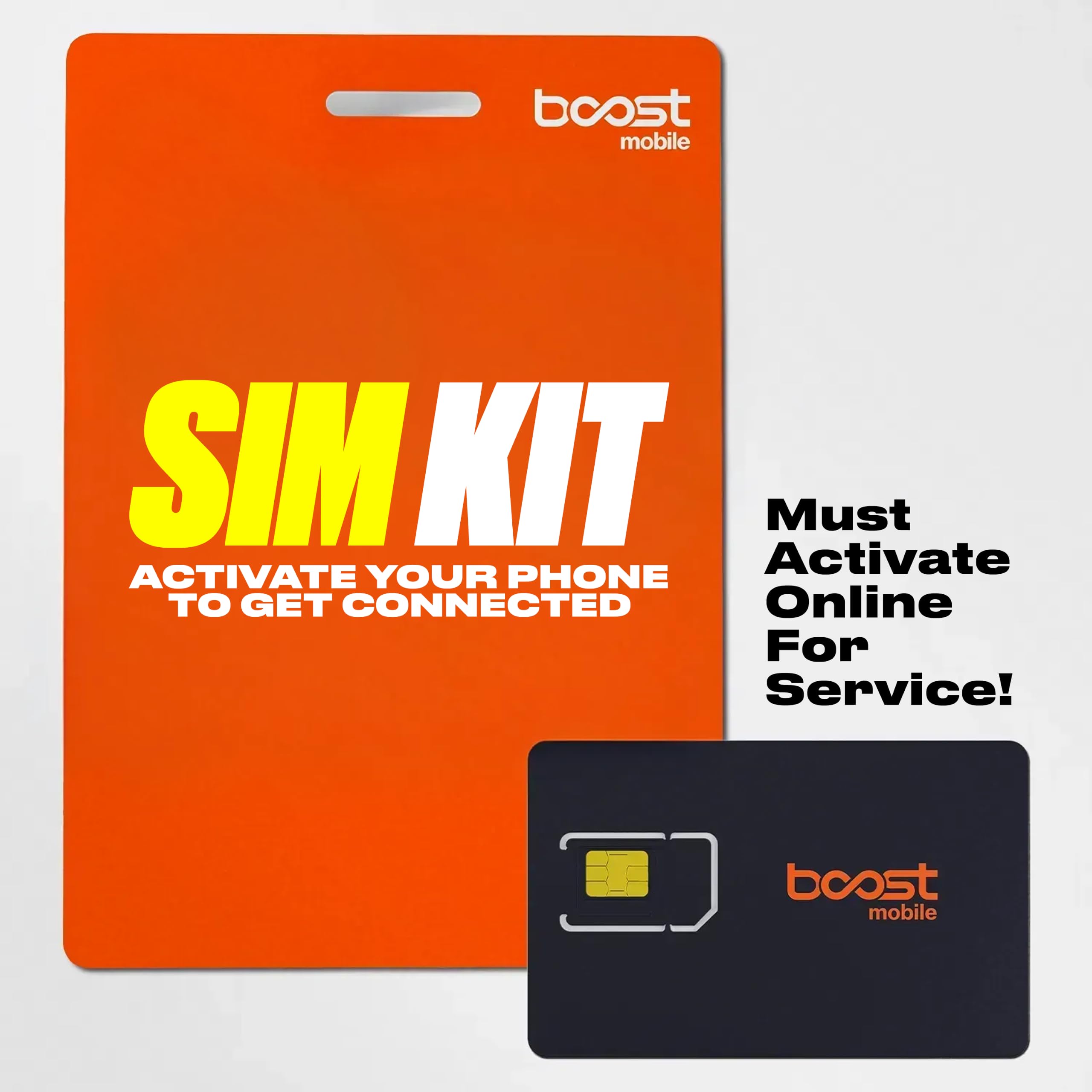 Boost Mobile SIM Kit | $50/mo Forever Unlimited+ Plan with Auto-Pay | Unlimited Talk, Text & Data | First Month Included with Purchase | US Phones Only