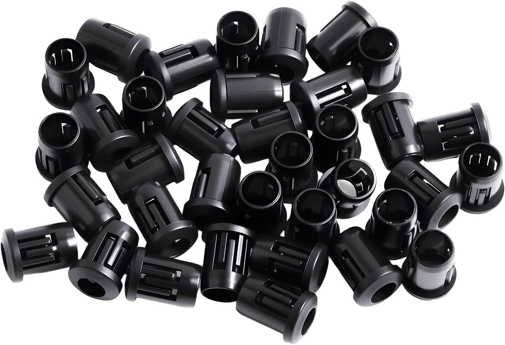 100PCS 5mm/0.2" LED Holder,Emitting Diode Holder,Light Emitting Diode Socket Base for Lamp Bulb Bezel Mount Panel LED Display(Black)