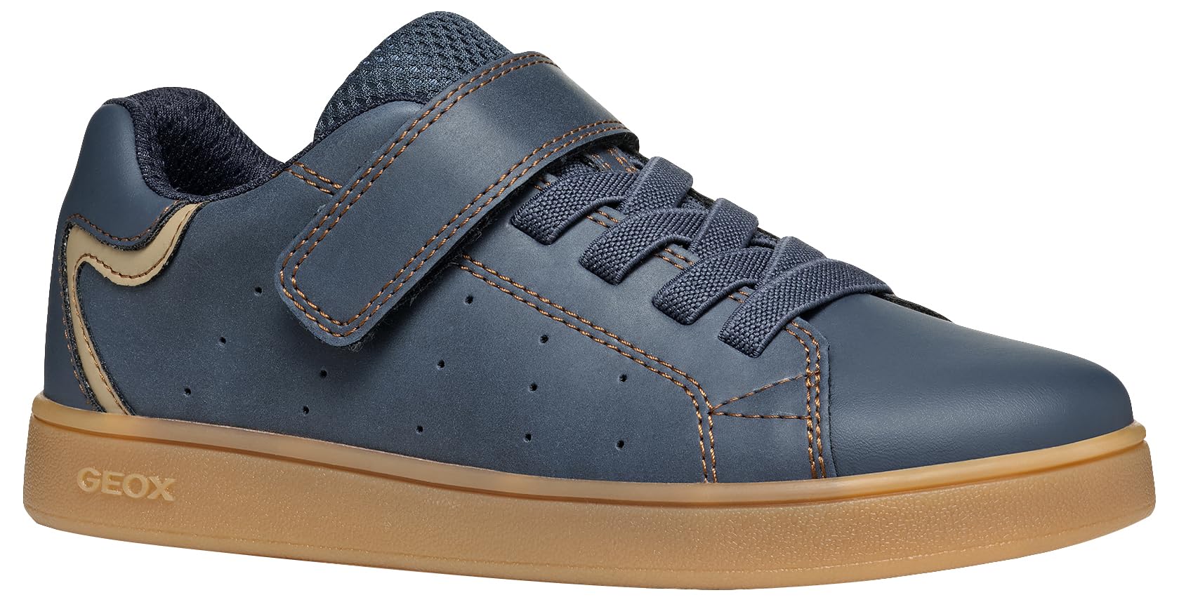 Geox Boys J Eclyper Boy Sneaker, Brown D, 0 UK