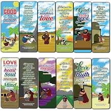 NewEights The Good Samaritan Christian Bookmarks Cards 12-Pack