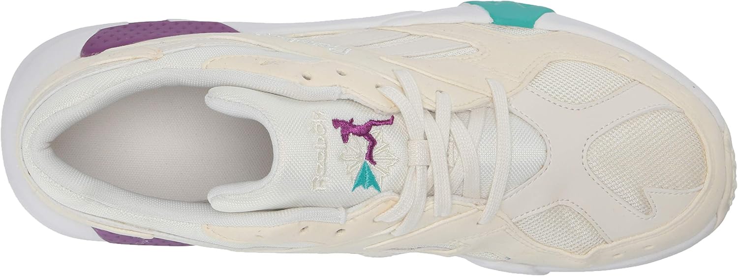 Reebok Women's Aztrek Shoes 10 Chalk/White/Timeless Teal/Aubergine