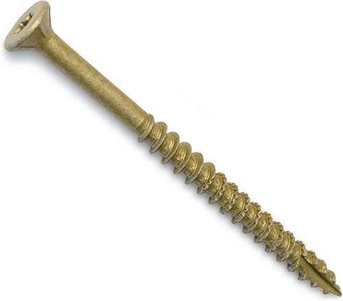 VOX Verschluss 014973212834 Tan Saber Holz Schrauben, 30,5 x 7,6 cm 25 Stück