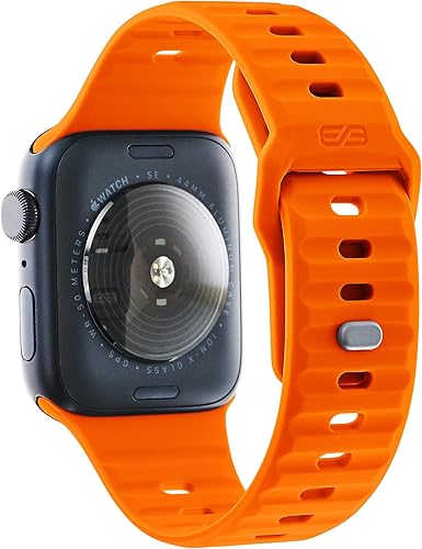 Miniatura 2 de Correa de repuesto de silicona suave compatible con Apple Watch Band de 1.929 in, 1.772 in, 1.732 in, 1.654 in, correa de repuesto de silicona suave