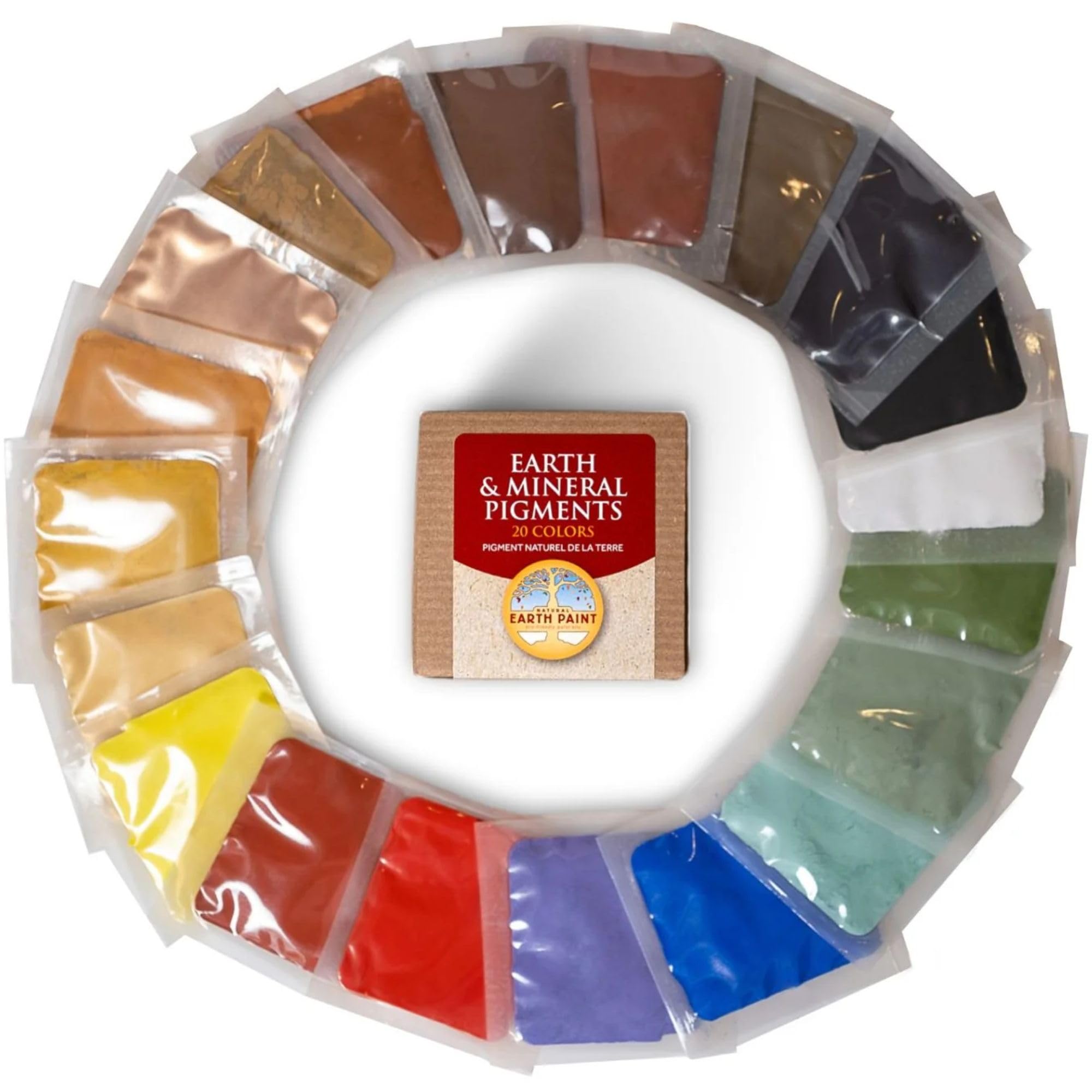 Natural Earth Paint Pigment Sample Pack – 20 Non-Toxic, Archival Earth & Mineral Pigments for DIY Paint – Eco-Friendly, Sustainably Sourced Colors – No Fillers or Additives-image-7