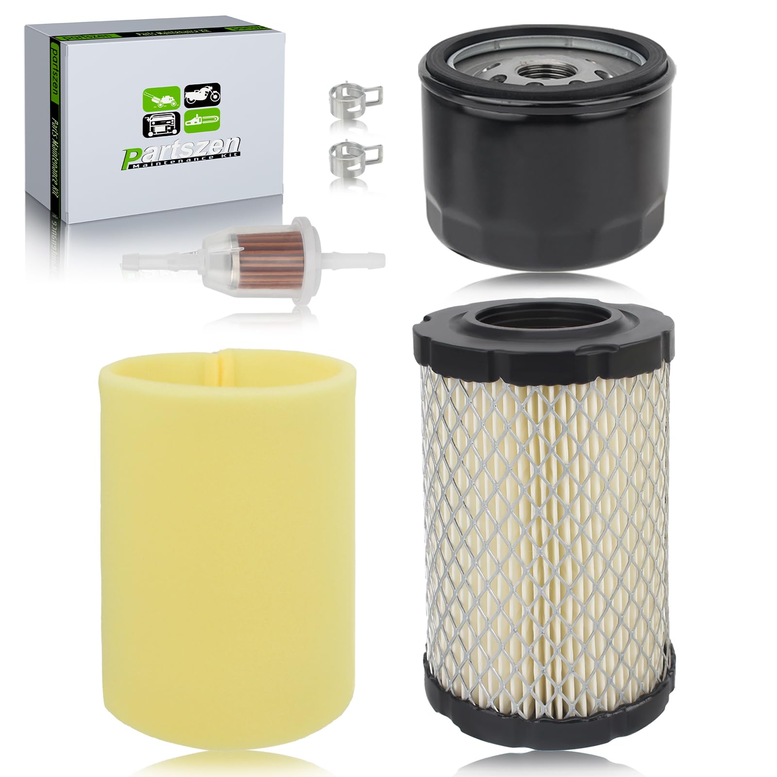 Kit Messa A Punto Filtro Olio Aria Per Briggs&Stratton 698083 - Foto 2