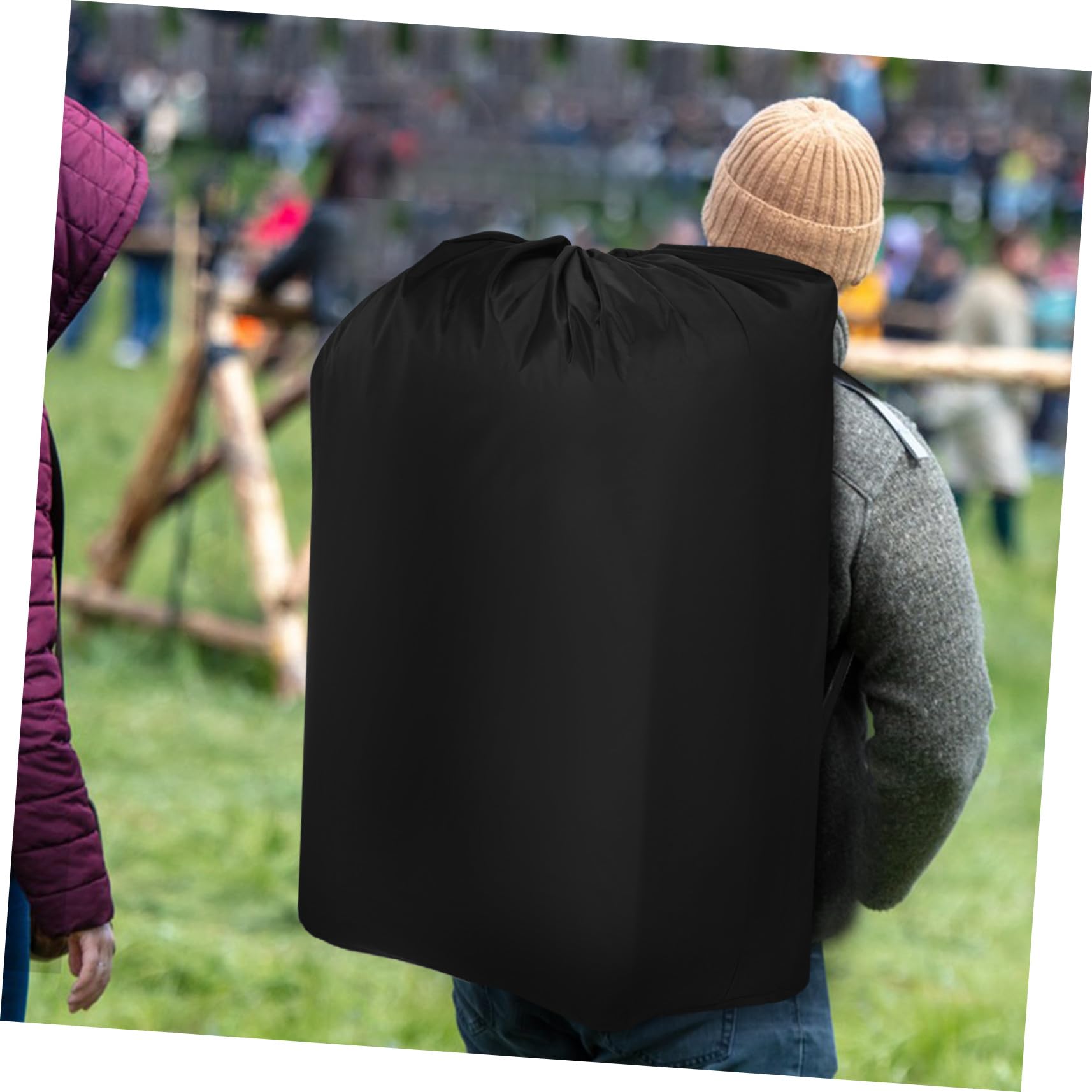 Borsa da Viaggio in Nylon per Passeggino Chiusura a Coulisse e Spallacci, Resistente e Comoda per Trasporto in Aereo Durante Viaggi Carrozzina