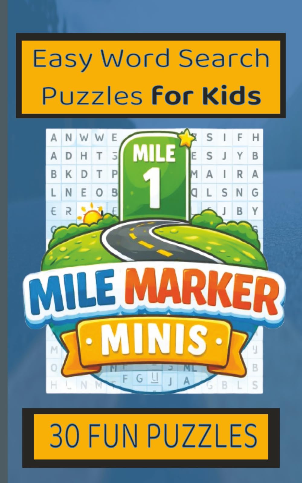 Easy Word Search Puzzles for Kids: 30 Fun Themed Puzzles with Large Letters